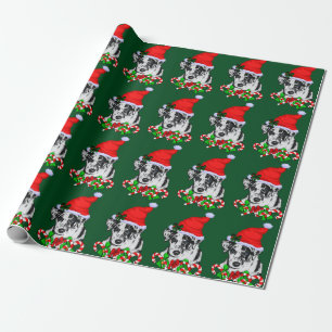 Catahoula Leopard Dog Weihnachten Geschenkpapier