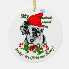 Catahoula Leopard Dog Weihnachtsgeschenke Ornament
