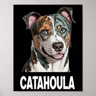 Catahoula Leopard Hund Hunde Liebe Männer Frauen Poster
