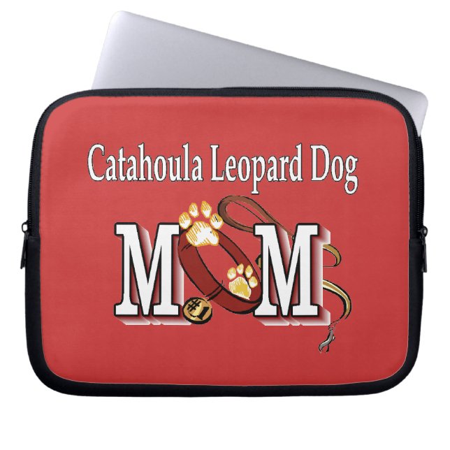 Catahoula Leopard Hund MAMA Laptopschutzhülle (Vorderseite)