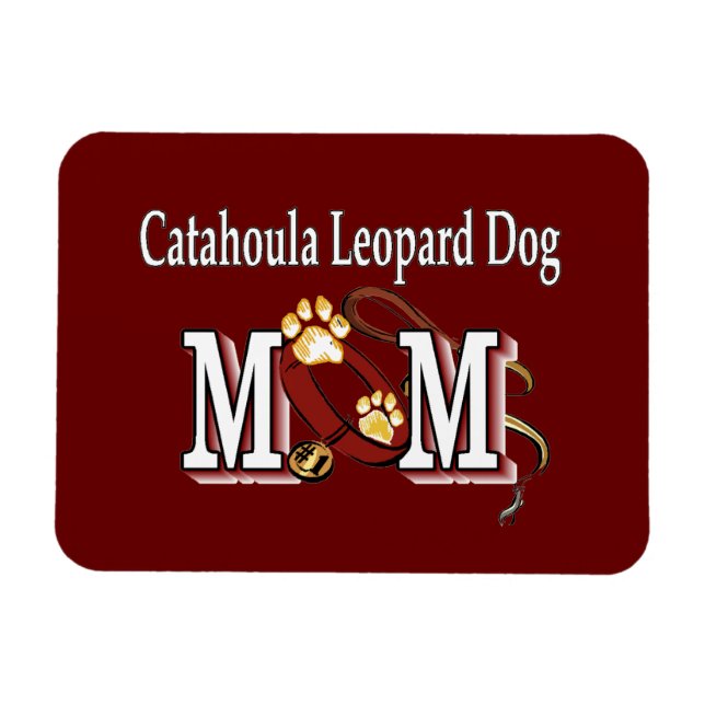Catahoula Leopard Hund MAMA Magnet (Horizontal)