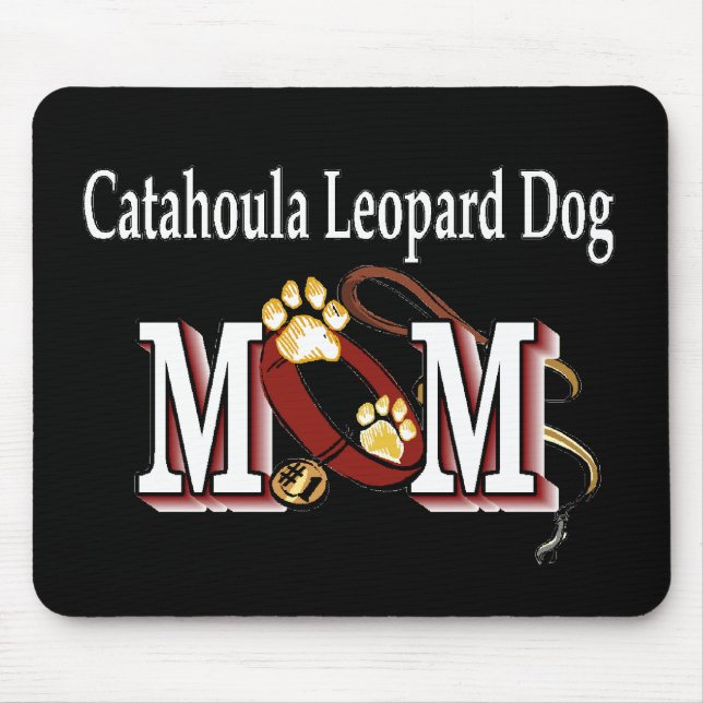 Catahoula Leopard Hund MAMA Mousepad (Vorne)
