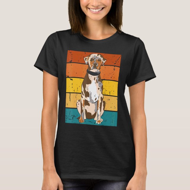 Catahoula Leopard Hund T-Shirt (Vorderseite)