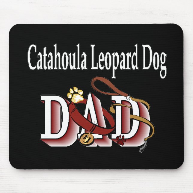 Catahoula Leopard Hund VATER Geschenke Mousepad (Vorne)