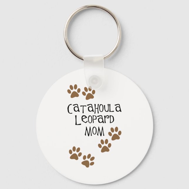Catahoula Leopard-Mama Schlüsselanhänger (Vorderseite)