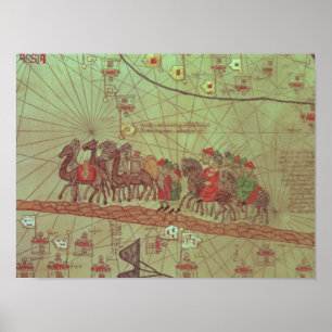 Catalan Atlas, detail showing Poster