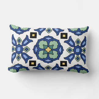 Catalina-Insel-Fliese Vintage-Design 1920er Jahre Lendenkissen