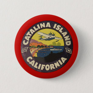 Catalina-Insel Kalifornien Button