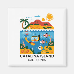 Catalina-Insel Kalifornien Wandern Magnet