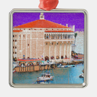 Catalina-Insel Silbernes Ornament