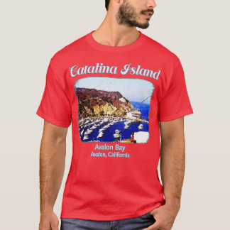 Catalina Island Avalon Bay Kalifornien Strand t T-Shirt