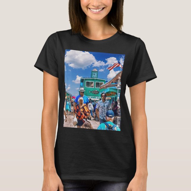 Catalina Island Avalon People Genießen Sie den grü T-Shirt (Vorderseite)