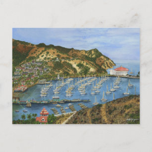 Catalina Island, CA - Mini Collectible Prints Postkarte
