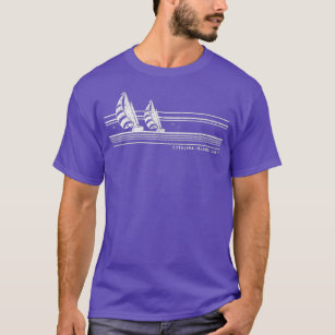 Catalina Island CA Vintag Segeln 70er Nautic T-Shirt