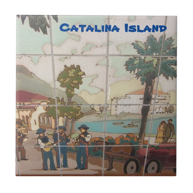 CATALINA ISLAND CERAMIC TILE FLIESE (Vorderseite)