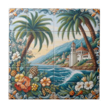 Catalina Island Decorative Tile-1