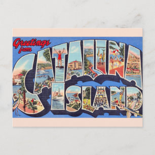 Catalina Island Gruß Postkarte