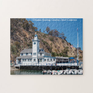 Catalina Island Kalifornien. Weihnachtsgrüße Ji Puzzle