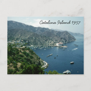 Catalina Island Retro 1957 Historische Sehenswürdi Postkarte