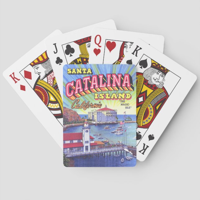 Catalina Island Spielkarten (Rückseite)