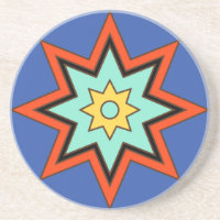 Catalina Island Tile Design Sandstone Untersetzer