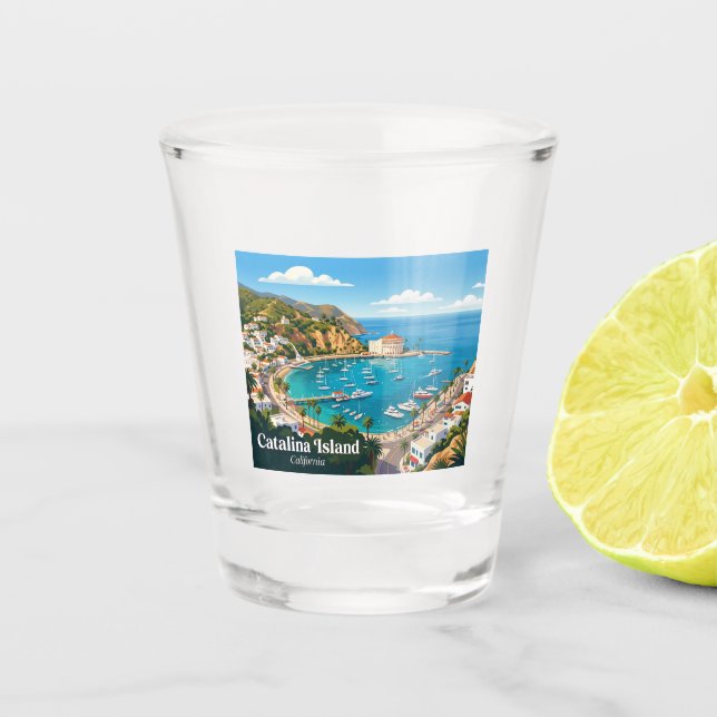 Catalina Island USA Schnapsglas (Vorderseite)