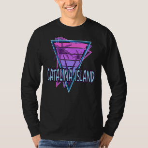 Catalina Island Vacation Vaporwave Ästhetik T-Shirt