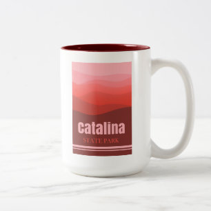 Catalina State Park Arizona Red Hills Zweifarbige Tasse
