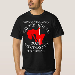Catalina Thunfisch-Mixer-Katzennipp-Dinnerparty T-Shirt