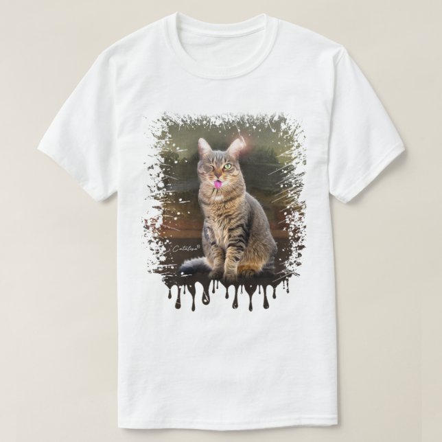 Catalisa Funny Cat Shirt (Design vorne)