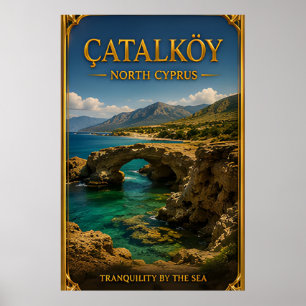 Çatalköy Nordzypern Mittelmeer Escape Poster