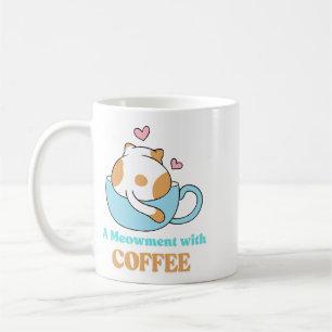 Catalonia Coffee Moment - Niedliche Cat Art Tasse
