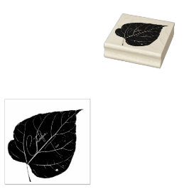 Catalpa Tree Leaf Print Rubber Briefmarke Gummistempel