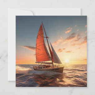 Catamaran Boat Geschenkkarte