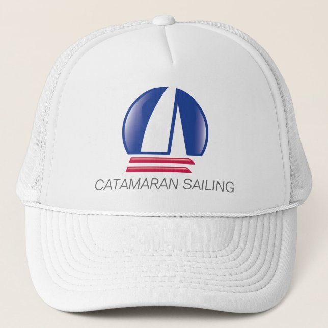 Catamaran Sailing_Pontoon Racing_Blue Moon Truckerkappe (Vorderseite)