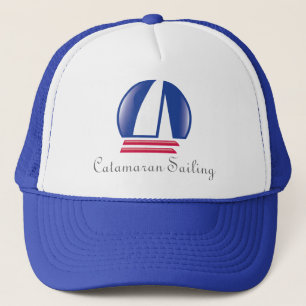 Catamaran Sailing_Pontoon Racing_Blue Moon Truckerkappe