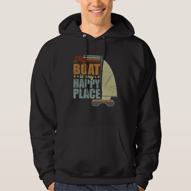 Catamaran Two Hulls Sailing Quote Catamaran Captai Hoodie (Vorderseite)