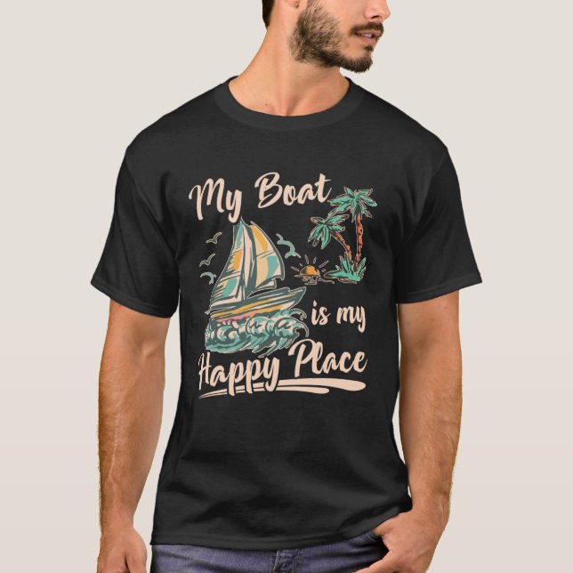 Catamaran Two Hulls Sailing Quote Catamaran Captai T-Shirt (Vorderseite)
