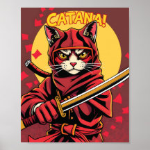 Catana, die Katze Ninja