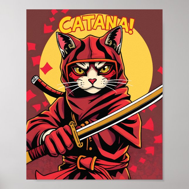 Catana, die Katze Ninja Poster (Vorne)