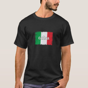 Catania Italien Stadt mit italienischer Flagge T-Shirt