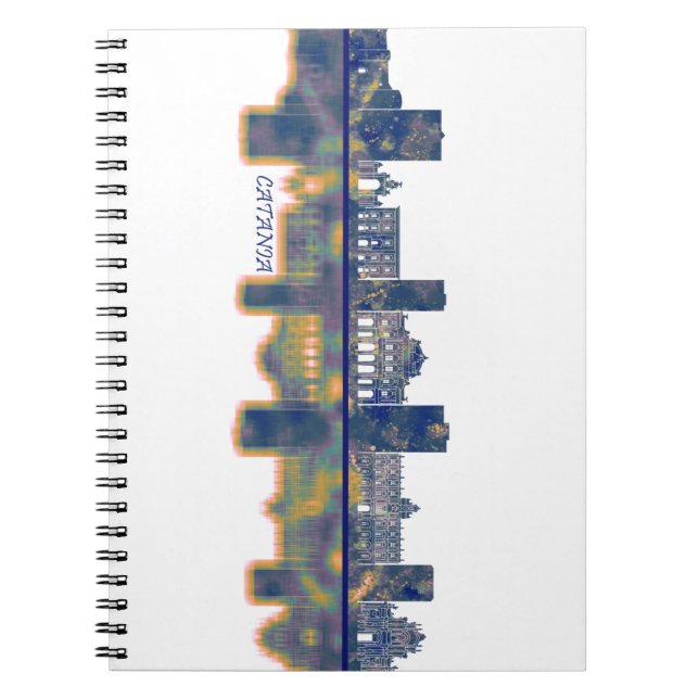 Catania Skyline Notizblock (Vorderseite)