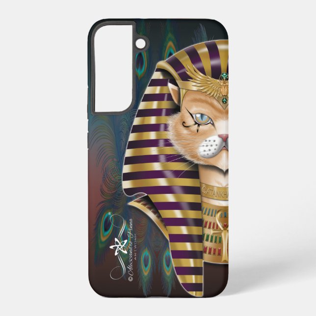 CATankhaMEOW Samsung Galaxy Hülle (Rückseite)