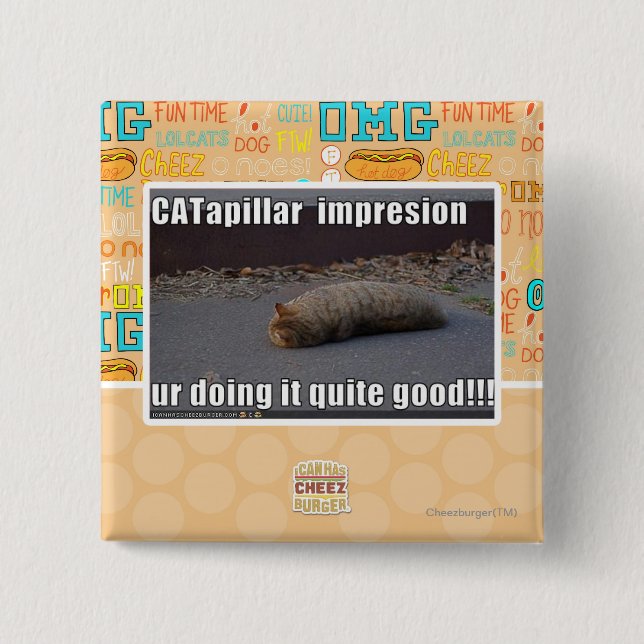 CATapillar Button (Vorderseite)