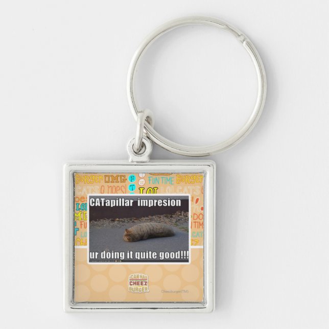 CATapillar Schlüsselanhänger (Vorne)