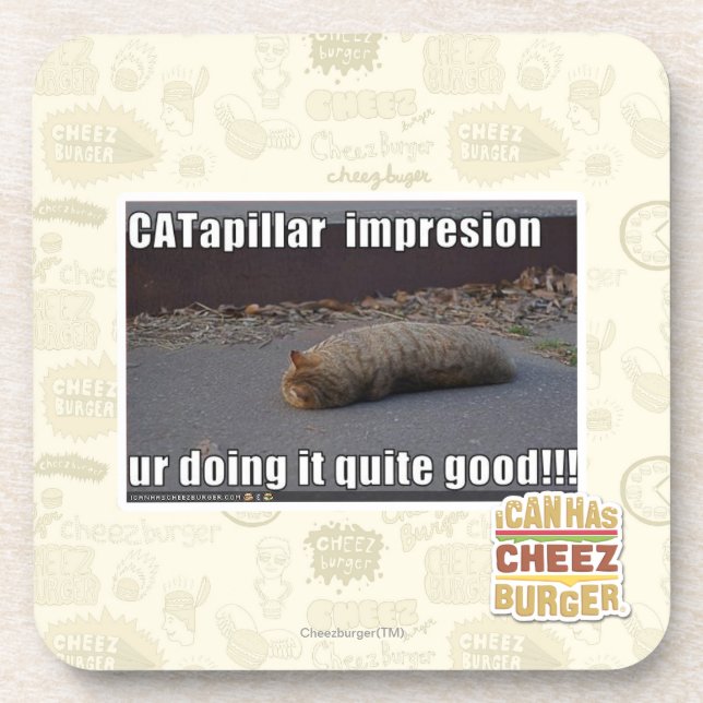 CATapillar Untersetzer (Vorderseite)