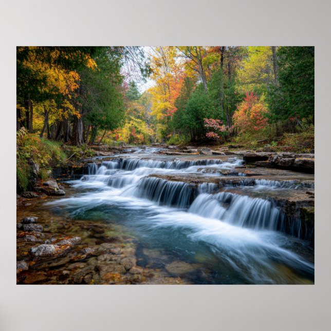 Cataract Falls in den USA Poster (Vorne)