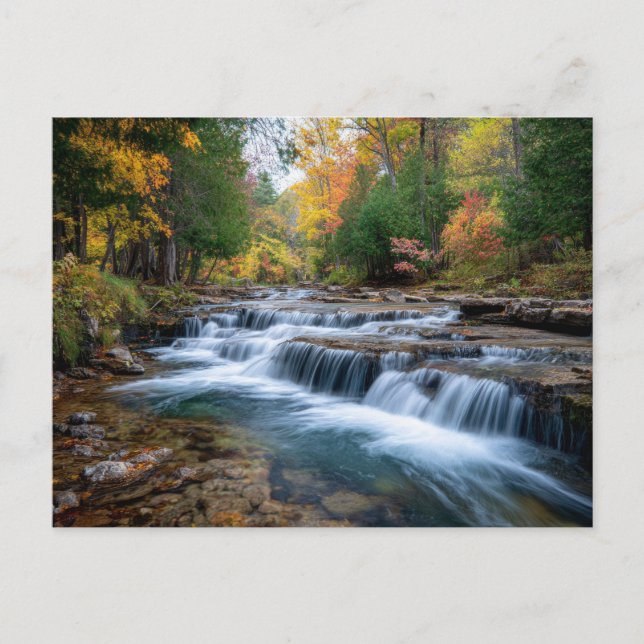 Cataract Falls in den USA Postkarte (Vorderseite)