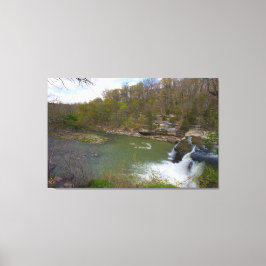 Cataract Falls, Upper Falls, Indiana Leinwanddruck