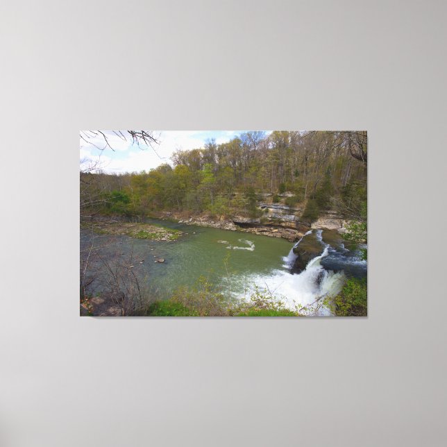 Cataract Falls, Upper Falls, Indiana Leinwanddruck (Vorderseite)